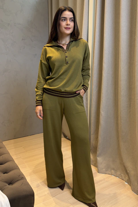 Conjunto Tricô Poli