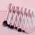 CONJUNTO DE PINCÉIS DE MAQUIAGEM COM 7 PEÇAS – PARA BLUSH, PÓ, CORRETIVO E SOMBRA - comprar online