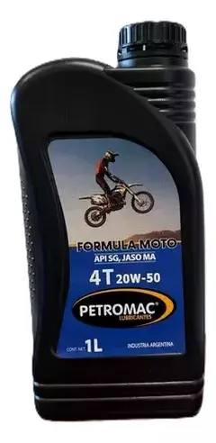Aceite Petromac 4t 20w 50 Moto Mineral