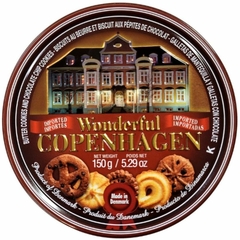 Biscoitos Amanteigados e Chocolate Jacobsens Lata 150g