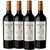 Kit 4 Vinho Tinto Seco Argentino Norton Select Malbec 750ml