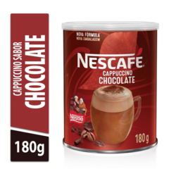 Cappuccino Chocolate Dois Frades Solúvel Nescafé Lata 180g