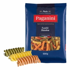 Macarrão Italiano Fusilli Tricolore Paganini 500g - comprar online