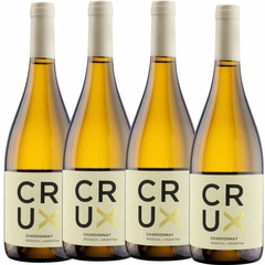 Kit 4 Vinho Argentino Branco Crux Chardonnay Valle Uco 750ml