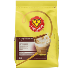 Caixa 5 Cappuccino 3 Corações Baixo Açúcar Profissional 1kg - comprar online