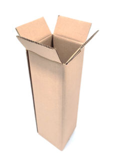 Caixa De Papelão Duplo Reforçado Para 1 Garrafa - 11x11x35,6