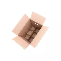 Kit 20 Caixas de Papelão Transporte de Bebida 6 Garrafas Klabin