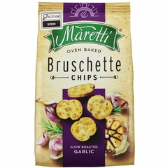 Snack Brusquetta de Trigo à Base de Alho Tostado Maretti 85g