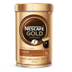 Café Solúvel Nescafé Gold Espresso Intensidade 6 Lata 100g - comprar online