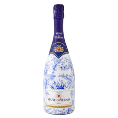 Kit 6 Espumante Francês Veuve du Vernay Brut Blue 750ml - loja online