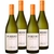 Kit 4 Vinho Branco Argentino Norton Porteno Chardonnay 750ml