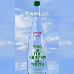 Água Evian Pharrell Williams Com Gás Edição Limitada 750ml - comprar online