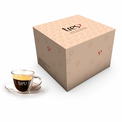 Kit 3 Cápsula Café Tradicional 3 Corações + 2 Xícara Oficial - comprar online