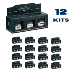 12X Kit Geleia Morango+Damasco+4 Frutas St Dalfour 84g