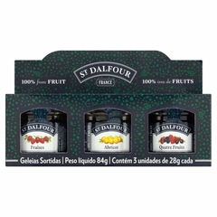 Kit Geleia Morango+Damasco+4 Frutas St Dalfour 84g