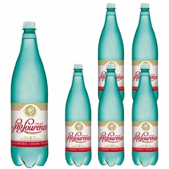 Pack 6 Água Mineral São Lourenço Com Gás Garrafa Pet 1260ml na internet