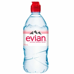 Kit 6 Água Mineral Francesa Evian Sem Gás Pet 750ml - comprar online