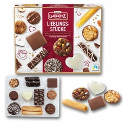 Biscoitos Alemã Sortidas Com Chocolate Lambertz 250g