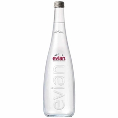 Água Mineral Francesa Evian Sem Gás Garrafa Vidro 750ml