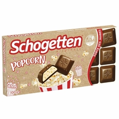 Chocolate Alemão Ao Leite Recheado C/ Pipoca Schogetten 100g