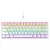 Teclado mecânico com fio K61 10 tipos de jogos e escritório com iluminação c na internet