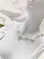 Chocker Olho Grego e Coração Laminado Prata