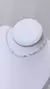 Chocker Coração Vazado P Prata