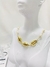 Chocker Búzios Com Perola Dourado.