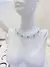 Chocker Olho Grego Vazado Prata