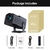 FFOrder 4K Android 11 Projector Native 1080P 390Ansi Hy320 Dual Wifi6 Bt5.0 1920*1080P Cinema Portable Projetor