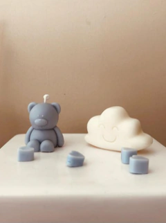 Kit Vela Aromática Chá de Bebê (Mamãe & Bebê)