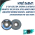 Kit 10 Disco Flap Tyrolit Premium G40 Zirconio 115x22,23 Azul - loja online