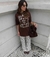 T Shirt Marrom Over - comprar online