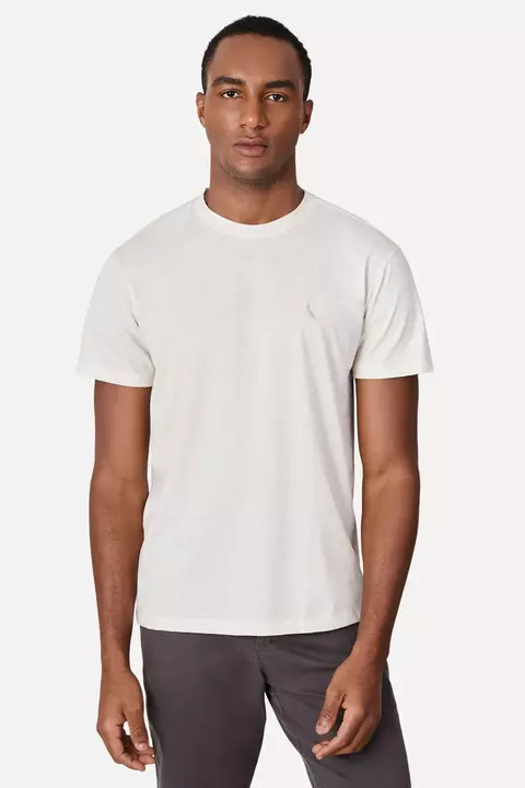 Camiseta Regular Malha Linho