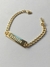 Pulseira Infantil Chapa Lisa Quadrada - VIP11
