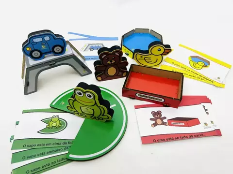 Localização Espacial – Materiais para Brincar – Brinquedo Terapêutico Infantil para Percepção Visual e Coordenação Motor