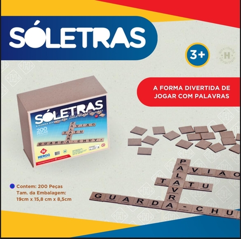 SóLetras – Hergg – Brinquedo Educativo Infantil para Alfabetização e Desenvolvimento Linguístico