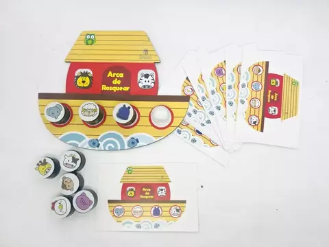 Arca de Rosquear – Materiais para Brincar – Brinquedo Terapêutico Infantil para Coordenação Motora Fina e Atenção