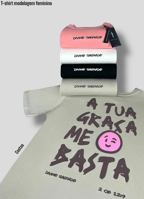 Camiseta - DIVINO SAGRADO - Tua Graça Me Basta - Divino Sagrado - comprar online