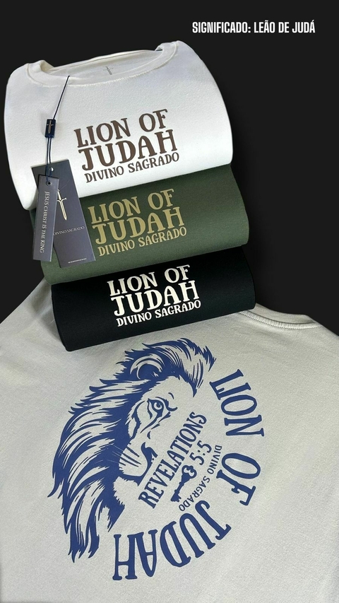 Camiseta LION OF JUDAH - Divino Sagrado - comprar online