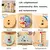 Painel de Atividades de Madeira Sensorial Montessori Infantil com Interruptor de Luz LED