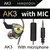 Qkz ak3 arquivo pro fones de ouvido graves fones de ouvido sem monitor esporte c