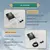 Kinera Celest Wyvern Preto Fones de ouvido Cabo com microfone Envio de IEMs bras