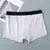 Kit 3 Cuecas Box de Poliamida Masculina Cueca Boxer Adulta Premium