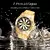 Relógio Masculino de Luxo Invicta Speedway Funcional Roleta Banhado a Ouro 18K
