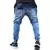 Calça Jogger JEANS AZUL Masculina Destroyed (Ribana) - comprar online