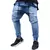 Calça Jogger JEANS AZUL Masculina Destroyed (Ribana) - comprar online