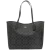Bolsa Couro Monograma Coach City Tote Signature Preta