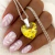 Collar Corazón De Cristal Acero Blanco - comprar online