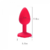 Plug anal silicone em formato de rosa pequeno GENERAL IMPORT - Pri Love - Desperte seus sentidos